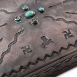 Navajo Silver Box with Turquoise