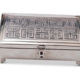 Hopi Silver Box with Overlay
