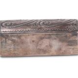 Navajo Silver Box with Bow Guard Lid