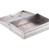 Kenneth Begay Silver Box with Turquoise