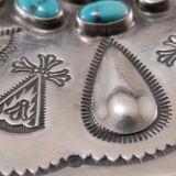 Kenneth Begay Silver Box with Turquoise