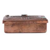 Navajo Copper Box with Turquoise