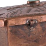 Navajo Copper Box with Turquoise