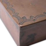 Navajo Copper Box with Silver Accent