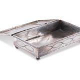 Navajo Silver Box with #8 Turquoise