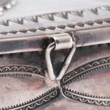 Navajo Silver Box with #8 Turquoise