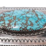 Navajo Silver Box with #8 Turquoise