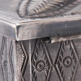 Navajo Silver Box with Turquoise