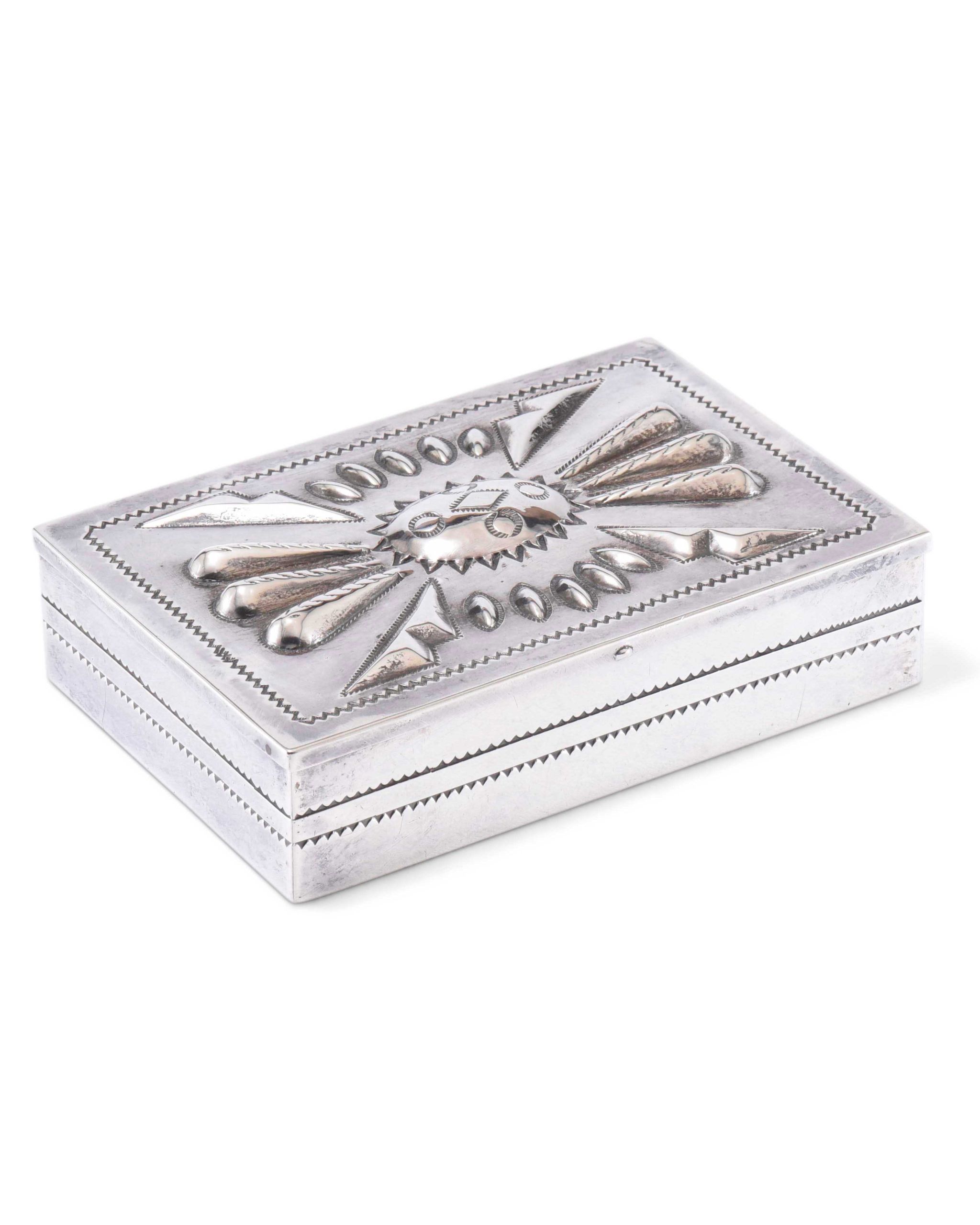 Navajo Silver Box
