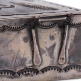 Navajo Silver Box with Turquoise
