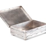 Navajo Silver Box with Large Agate Stone