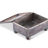 Navajo Silver Box with Turquoise