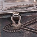 Navajo Silver Box with Turquoise