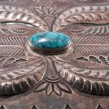 Navajo Silver Box with Turquoise