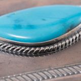 Navajo Silver Box with Turquoise