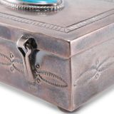 Navajo Silver Box with Turquoise