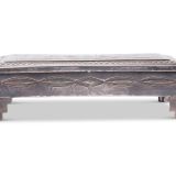Frank Vacit and Roger Skeet Sr Silver Box with Inlaid Ye’ii Rug Design