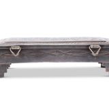 Frank Vacit and Roger Skeet Sr Silver Box with Inlaid Ye’ii Rug Design