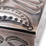 Navajo Silver Box with Turquoise