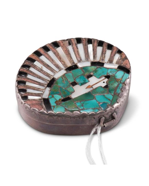 Richard Henry Yazzie Navajo Box with Inlaid Top