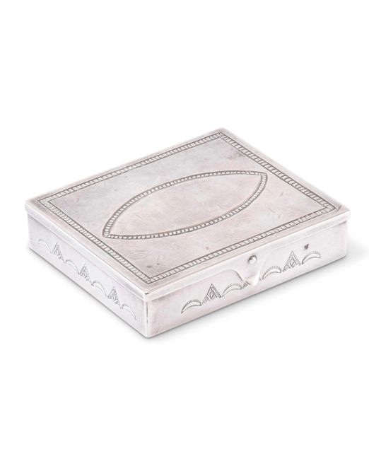 Navajo Silver Cigarette Case