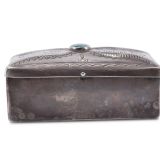 Navajo Silver Box with Turquoise