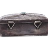 Navajo Silver Box with Turquoise