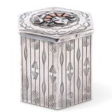 Navajo Silver Box with Zuni Inlaid Katsina Face