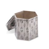 Navajo Silver Box with Zuni Inlaid Katsina Face