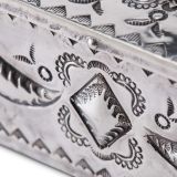 John Hoskie and Eddie Beyuka Silver Box with Inlaid Shalako