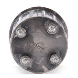 Harry Morgan Silver Box with Repurposed Zuni Pin Top