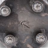 Harry Morgan Silver Box with Repurposed Zuni Pin Top