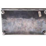 Daisy Healing Nampeyo Silver Box with Inlaid Zuni Olla Carrier