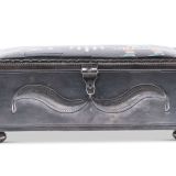 Lambert Homer Jr. and Roger Skeet Sr. Silver Box with Inlaid Rainbow Man