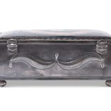Lambert Homer Jr. and Roger Skeet Sr. Silver Box with Inlaid Rainbow Man