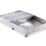 Navajo Silver Box with Spiny Oyster Shell and Turquoise