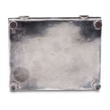 Navajo Silver Box with Spiny Oyster Shell and Turquoise