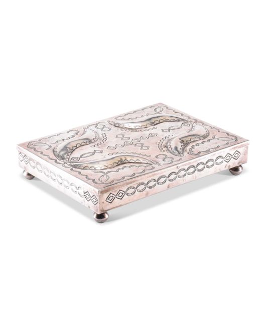 Large Navajo Silver Box