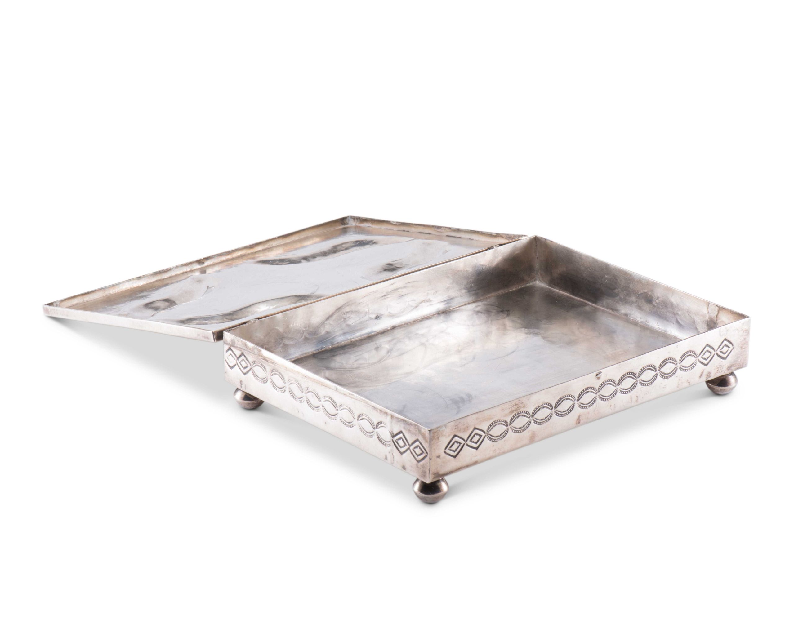 Large Navajo Silver Box