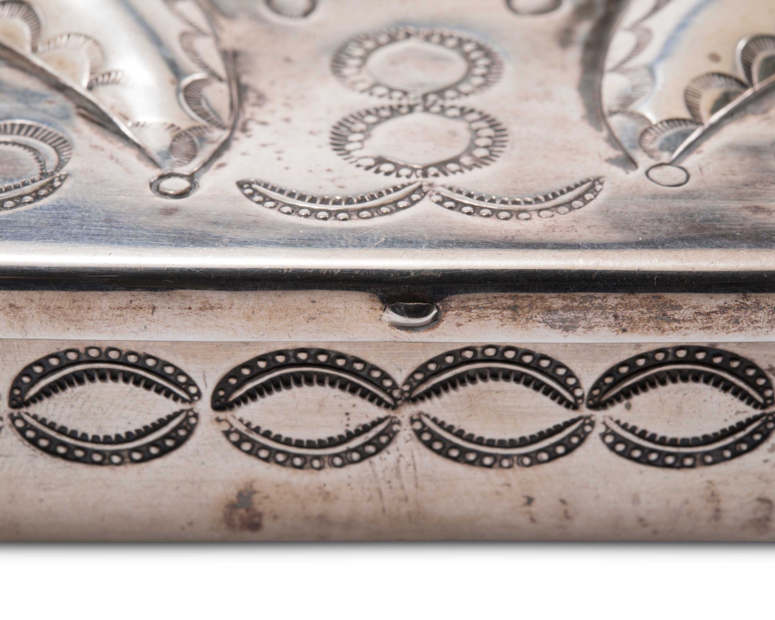 Large Navajo Silver Box