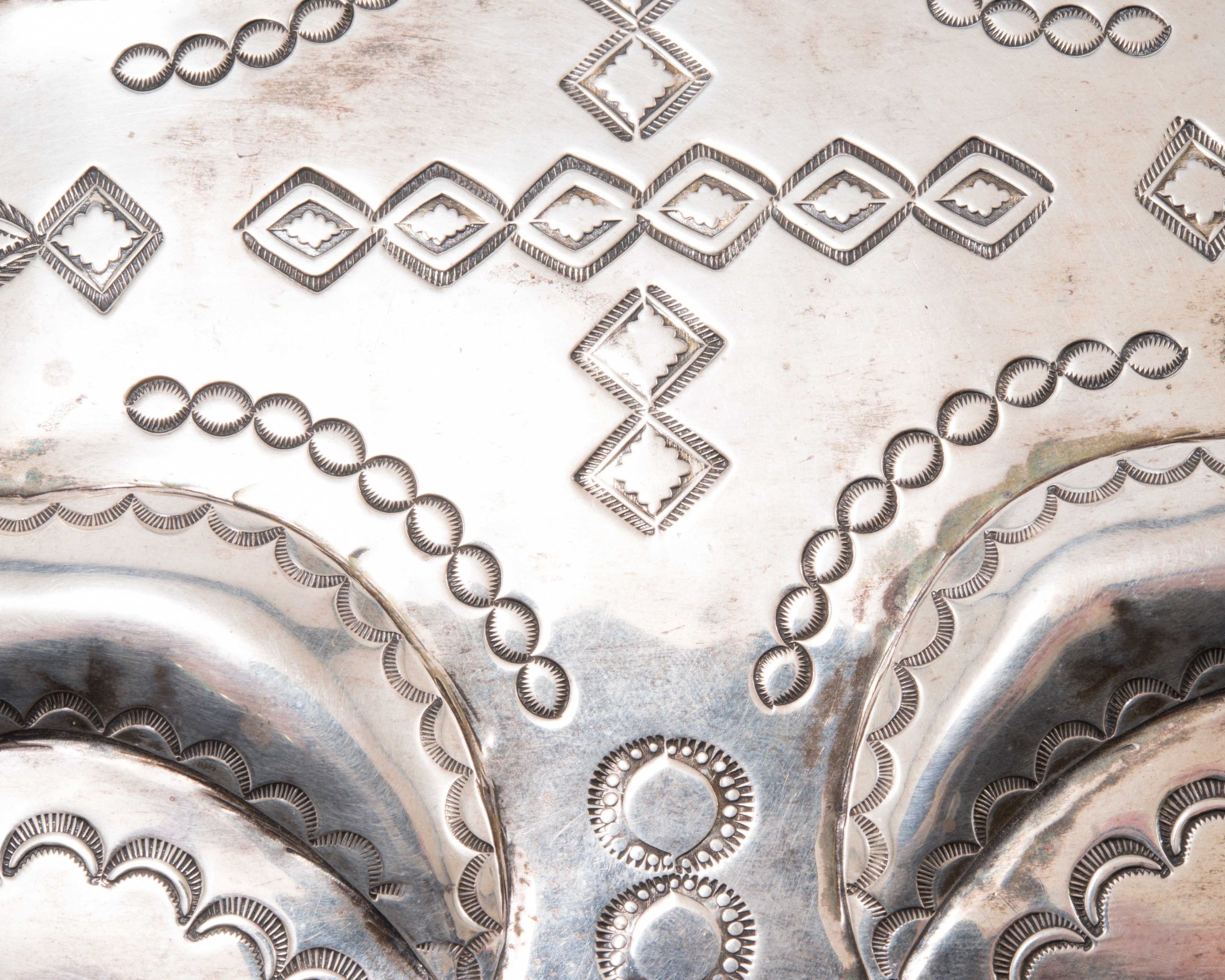 Large Navajo Silver Box