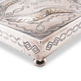 Large Navajo Silver Box