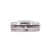Small Navajo Silver Box with Zuni Turquoise Inlay