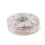 Navajo Silver Box with Turquoise