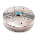 Navajo Silver Box with Turquoise