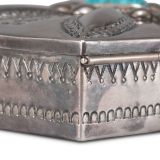 Navajo Silver Box with Turquoise
