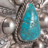 Navajo Silver Box with Turquoise