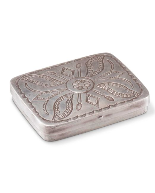 Navajo Silver Cigarette Case