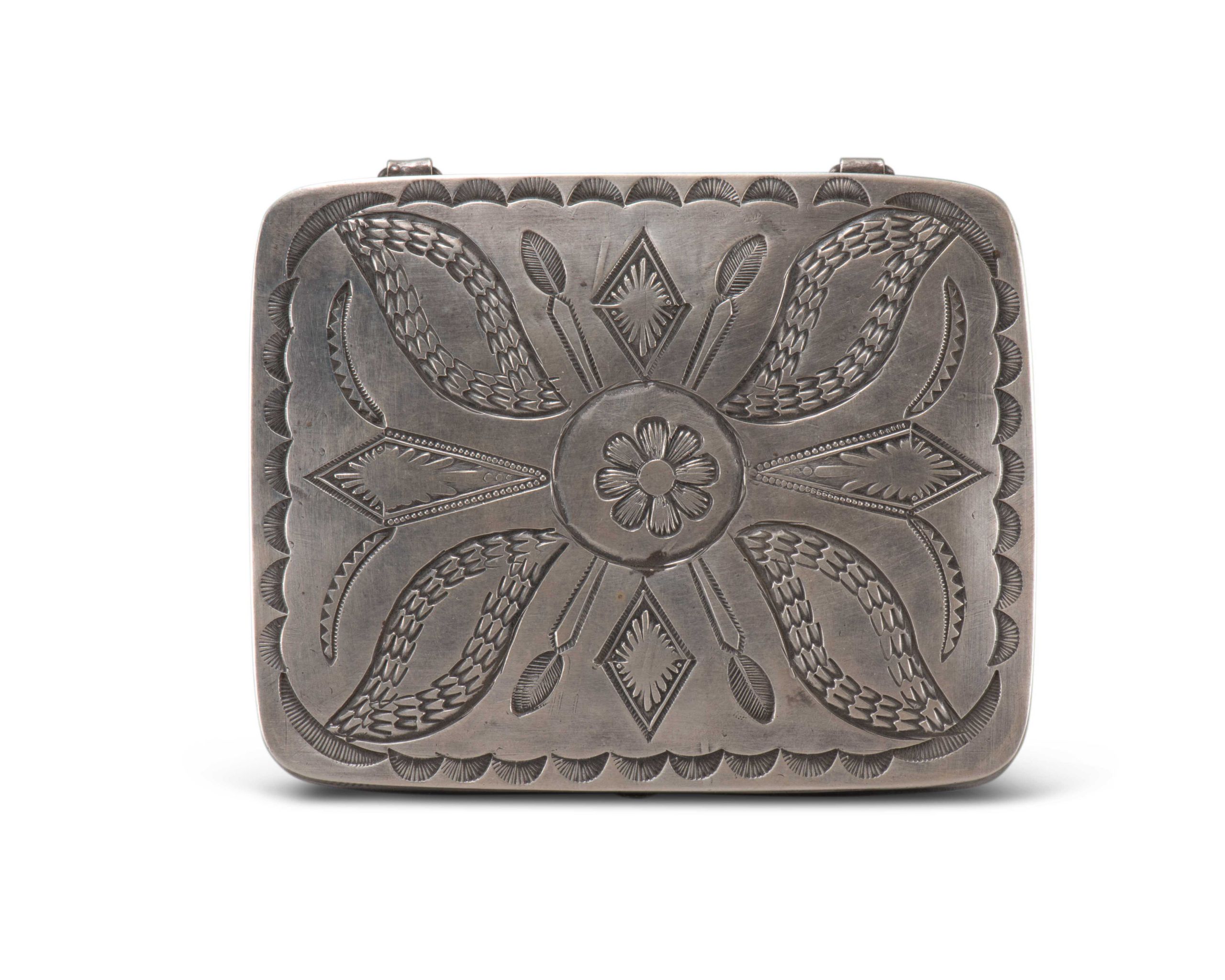 Navajo Silver Cigarette Case