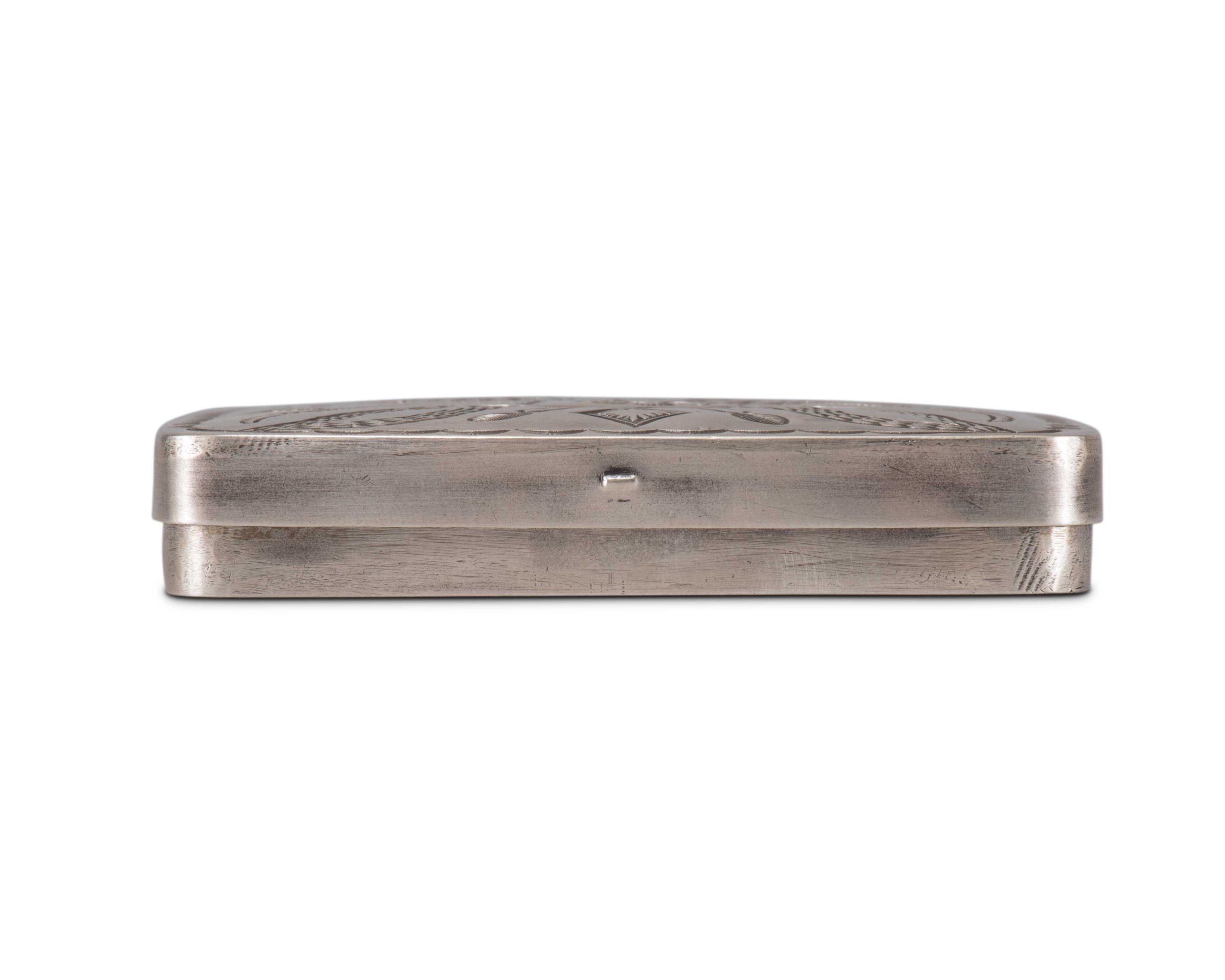 Navajo Silver Cigarette Case